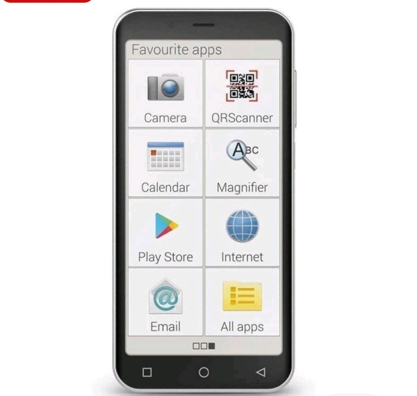 emporia SMART.4 – einfach zu bedienendes Smartphone – offizielle britische und irische Version