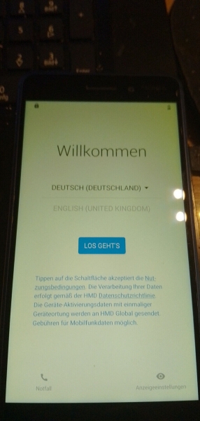 Nokia 6 Smartphone 32 GB -Blau mit Defekt Battery