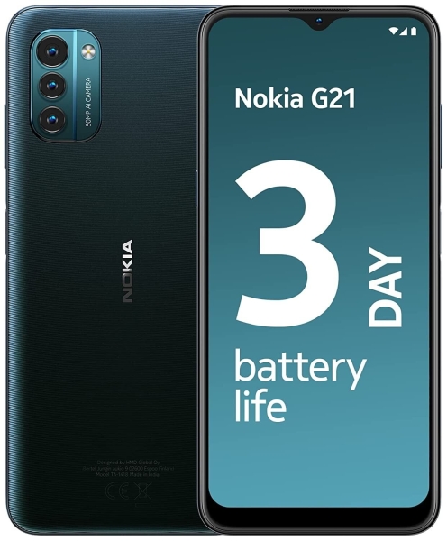 Nokia G21 Smartphone Android 4GB RAM 6,5″“ 4G SIM kostenlos 64GB Nordic Blue