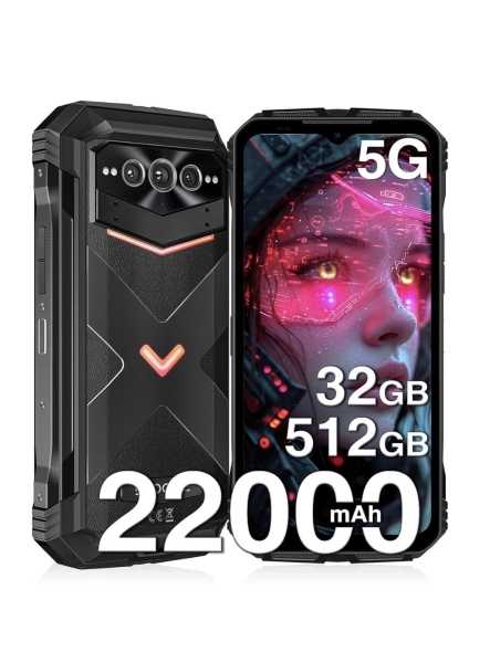 Doogee V Max Pro Dual 5G Rugged Smartphone 32GB+512GB Android 14 Handy 22000mAh
