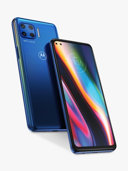 Motorola Moto G 5G Plus 64GB 4GB Android entsperrt SIM blau Handy Smartphone A
