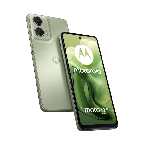 Motorola moto G24 Smartphone (6,56 Zoll, 128 GB, 8 GB, 50 MP, Ice Green)