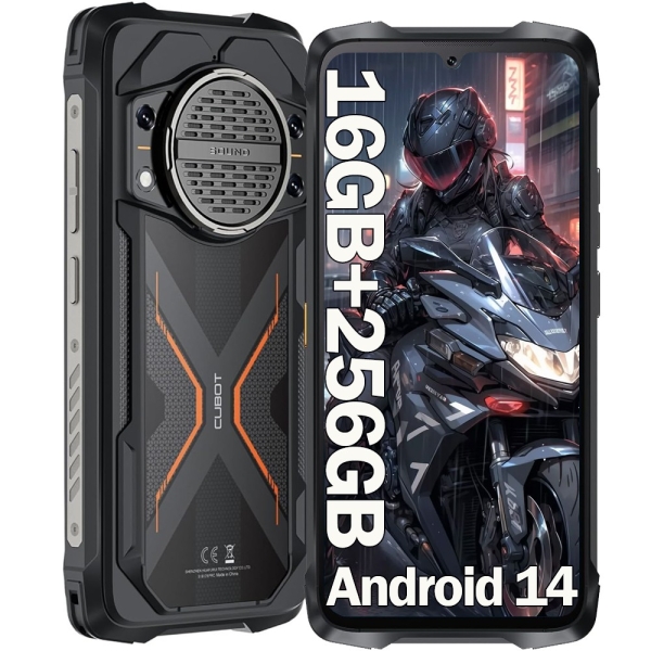 Outdoor Smartphone Cubot KingKong Power 3 16GB+256GB Andriod 14 Handy 10200mAh