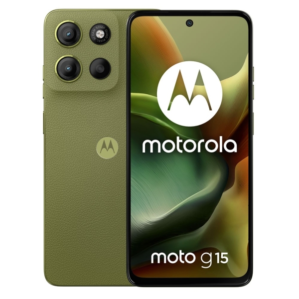 Motorola Moto G15 128GB Smartphone iguana green 6,72 Zoll, 50 MP, 5.200-mAh