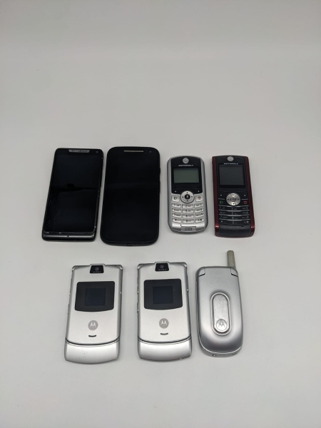 7x Motorola Handy Smartphone Konvolut Sammlung Posten | UNGETESTET