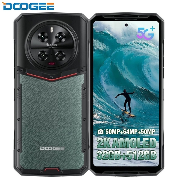 DOOGEE DK10 Outdoor Nachtsicht Smartphone 32GB+512GB 5G  Handy ohne vertrag NFC