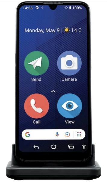 Doro 8100 (DSB-0400) entsperrt Smartphone Top Zustand für Senioren 4G