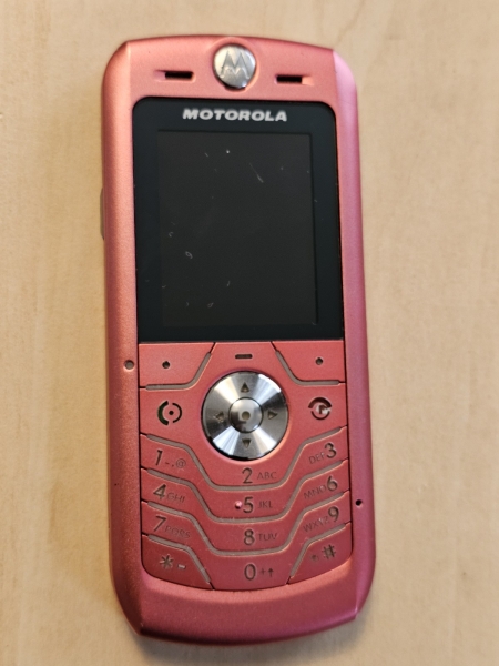 Motorola L6 Pink Handy Tesco/02 Smartphone