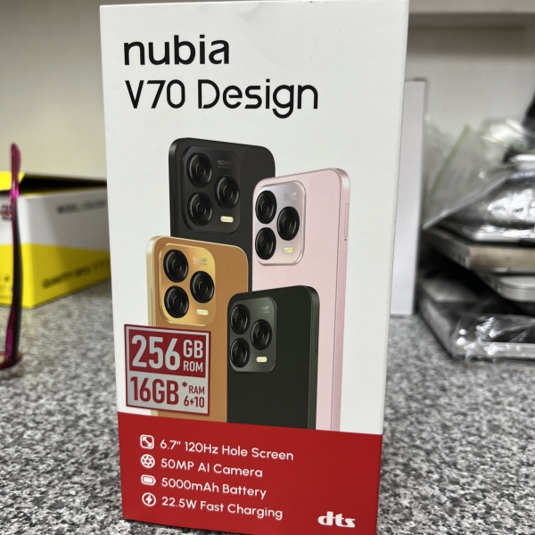 Brandneu ZTE Nubia V70 Design Smartphone (dunkelblau 256gb Dual SIM/entsperrt)