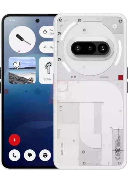 Nothing Phone 3a Smartphone 5G weiß 256GB 12GB Ram entsperrt Dual Sim BRANDNEU