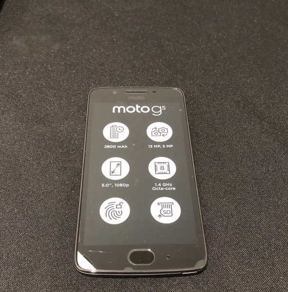 Motorola Moto G5 XT1675 16GB Cam Android Smartphone grau entsperrt ohne Akku