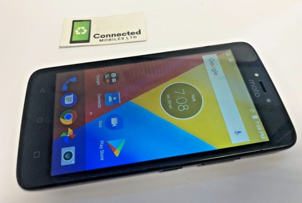 Motorola Moto C XT1754 16GB schwarz (entsperrt) 4G Android 7 Smartphone