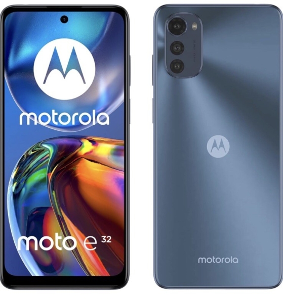 NEU Motorola Moto E32 Android Dual SIM 64GB entsperrt schiefergrau 6,5″ Smartphone