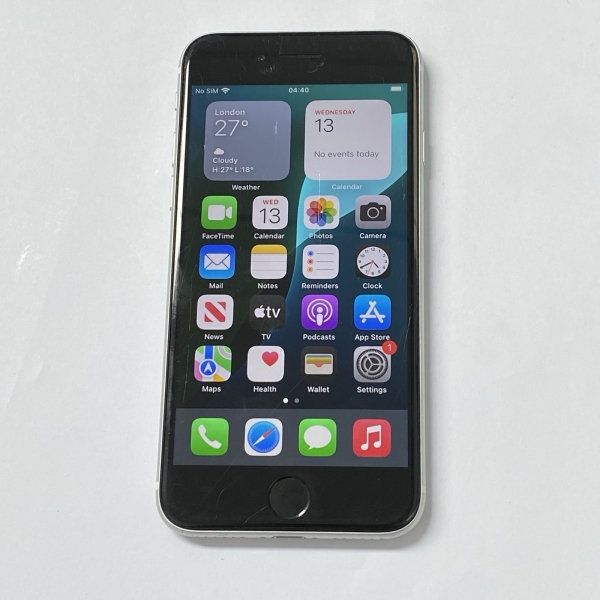 iPhone SE 2020 64GB weiß entsperrt 92% Akku IOS18 Smartphone fairer Zustand