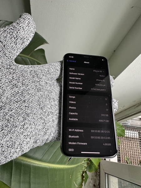 iPhone XS 512GB entsperrt Smartphone weiß silber #08