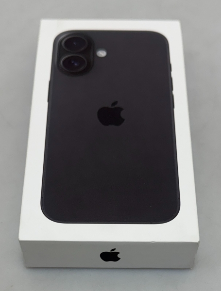 APPLE IPHONE 16 128GB SMARTPHONE SCHWARZ FINISH BRANDNEU FABRIKVERSIEGELT