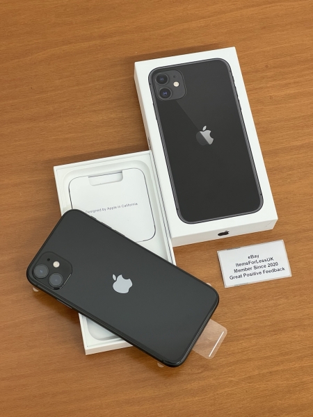 NEU OVP Apple iPhone 11 64GB schwarz 4G entsperrt 6,1″ – Apple Ersatz