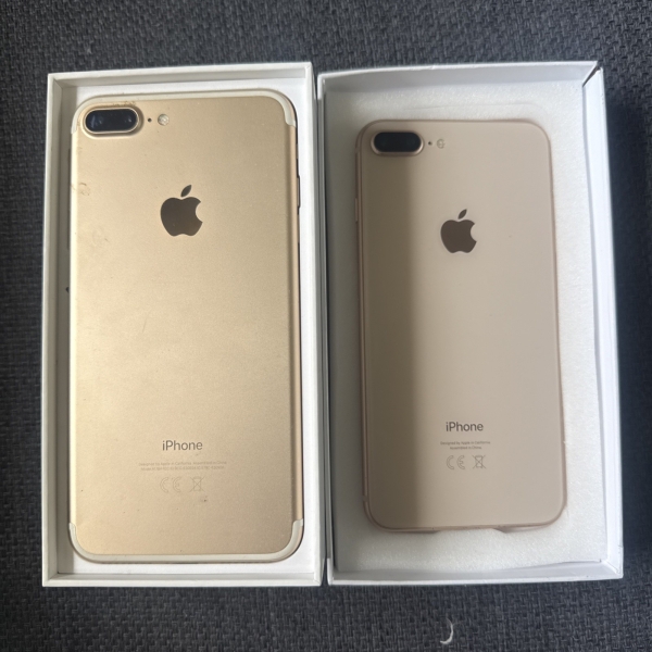 iPhone 8 Plus & iPhone 7 Plus Konvolut – gesprungene Displays – für Ersatzteile/Reparatur