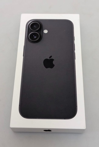 APPLE IPHONE 16 128GB SMARTPHONE SCHWARZ FINISH BRANDNEU FABRIKVERSIEGELT
