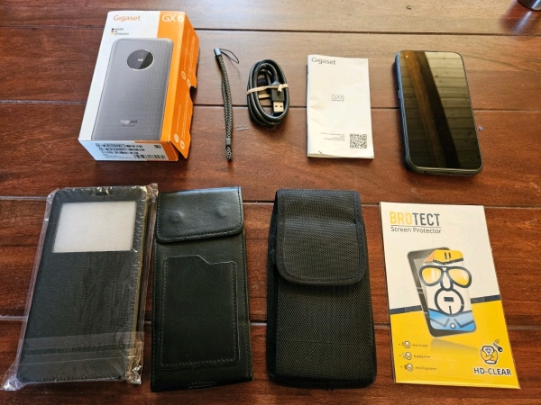 Smartphone Gigaset GX6 – 128GB – Dual SIM – Titanium Grey – Made in Germany