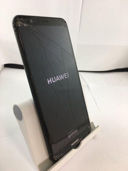 Cracked Huawei P Smart (FIG-LX1) schwarz 32GB entsperrt Touchscreen Smartphone