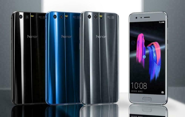 Huawei Honor 9 (Dual SIM) – 64 GB – silberfarbenes (entsperrt) Smartphone