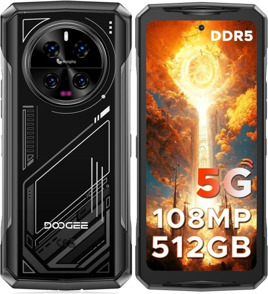 Doogee V40 (6,8″ FHD, 32GB/512GB, 108MP, Android, Rugged Smartphone)