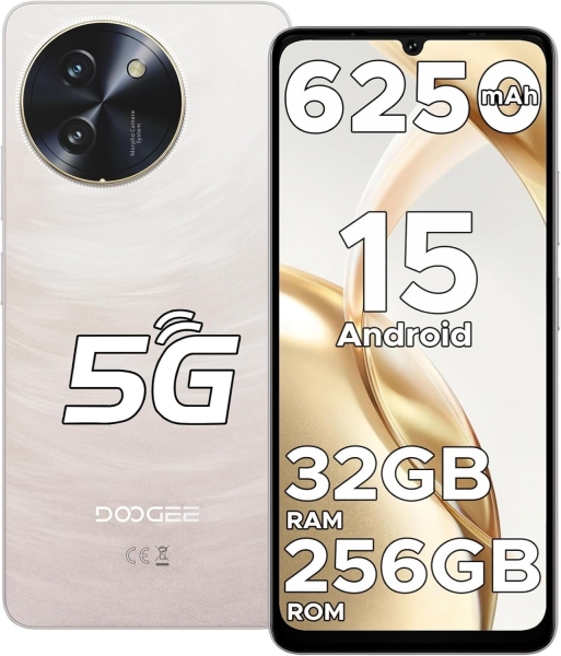 Doogee Note 59 Pro Smartphone (6,75″ Display, 32GB RAM, 256GB Speicher, Dual Sim)