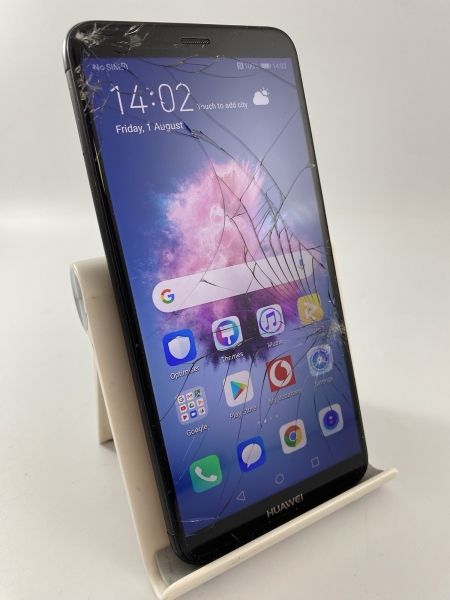 Huawei P Smart schwarz Vodafone 32GB 5,65″ Android Smartphone gesprungen Fehler #C15