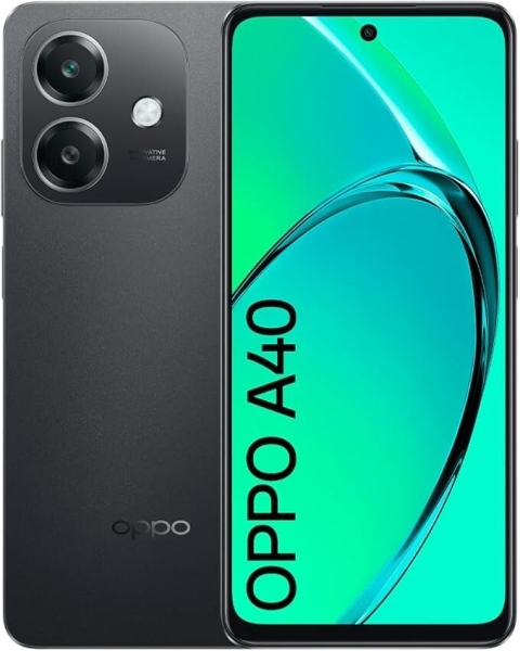 Oppo A40 4G schwarz 128GB + 4GB Dual-SIM werkseitig entsperrt Android Smartphone