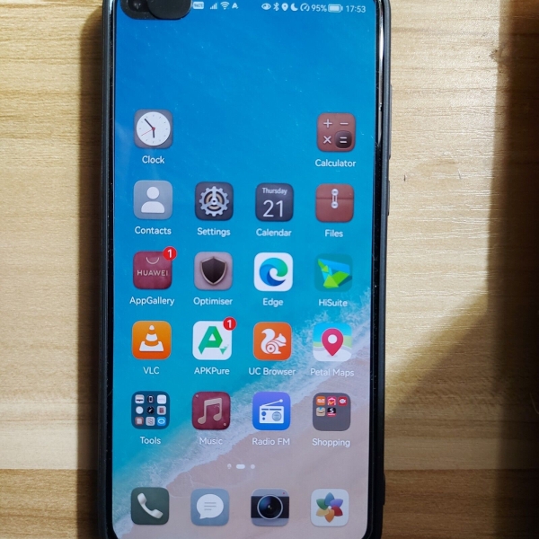 Huawei P40 5G 128GB ANA-NX9 entsperrt Android Smartphone guter Zustand