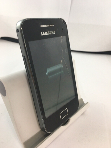 Samsung Galaxy Ace S5830 schwarz entsperrt Android Touchscreen Smartphone rissig