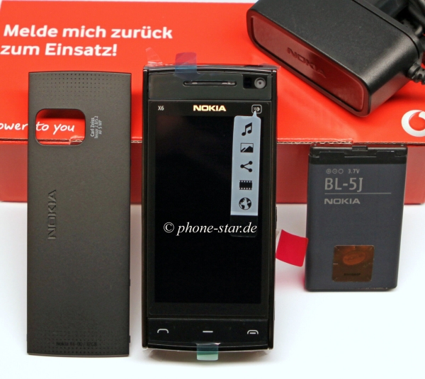 NOKIA X6-00 16GB SMARTPHONE HANDY TOUCHSCREEN KAMERA MP3 UMTS BLUETOOTH WIE NEU
