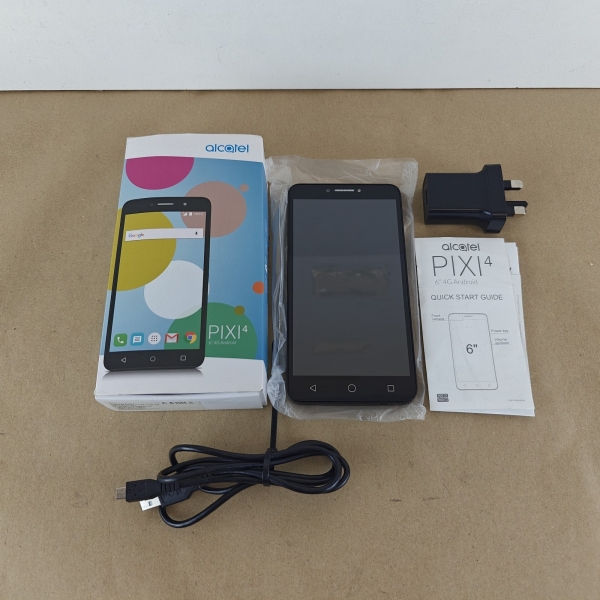 Alcatel Pixi 4 (4) 4034X 4GB schwarz 4″ entsperrt Android Smartphone OVP