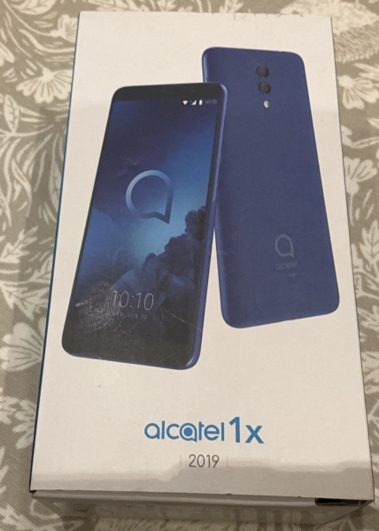 Alcatel 1x 2019 16GB Pebble Black entsperrt Android Smartphone – neu und versiegelt