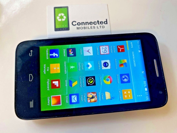 Alcatel One Touch Pop D3 (4035Y) Smartphone Handy (entsperrt) blau 4GB Android 4