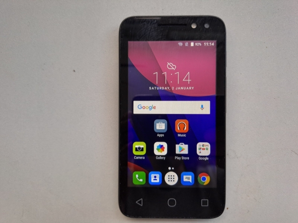Alcatel One Touch Pixi 4 4034X Smartphone (EE Netzwerk) – Schwarz