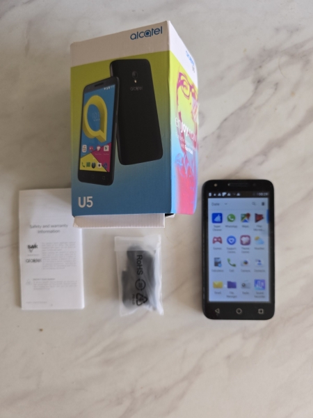 Alcatel U5 schwarz entsperrt 8GB 1GB RAM 5″ Touchscreen Android Smartphone