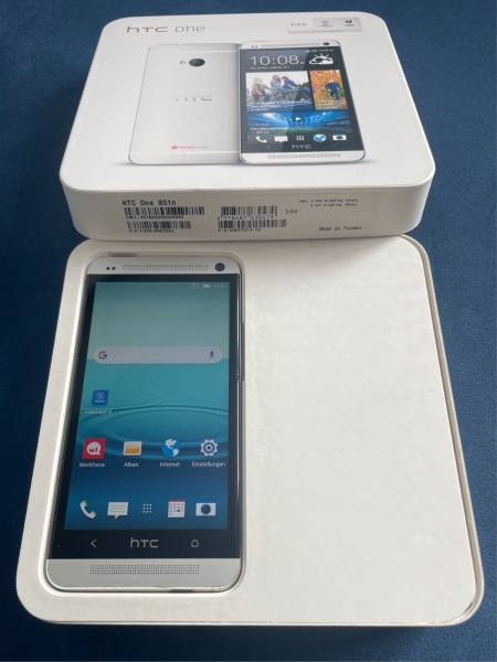 HTC One 801n M7 Silber 32GB Android Smartphone ohne SIM-Lock