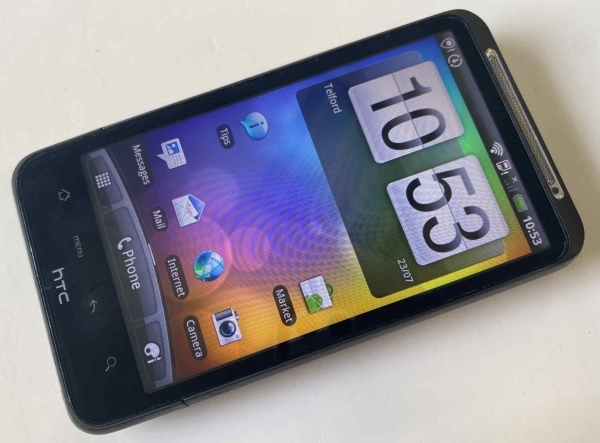 HTC Desire HD (A9191) Smartphone (entsperrt) Android Handy schwarz