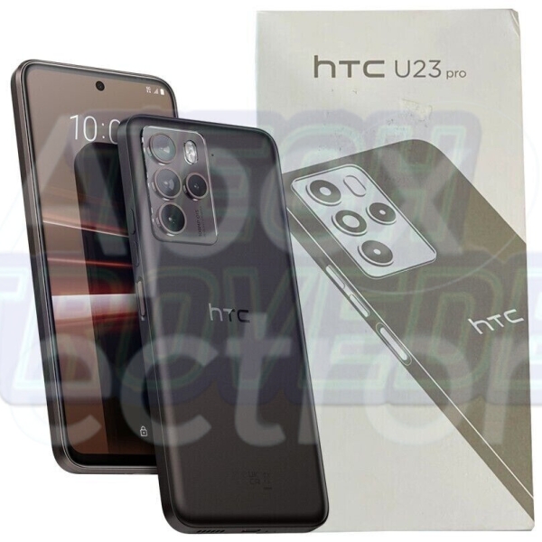 HTC U23 Pro 5G (Coffee Black) 256GB + 12GB RAM Android Smartphone – Unlocked