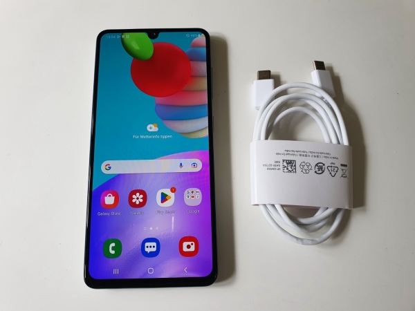 SAMSUNG GALAXY A41 prism crush white 64GB LTE SM-A415F/DSN Smartphone Handy