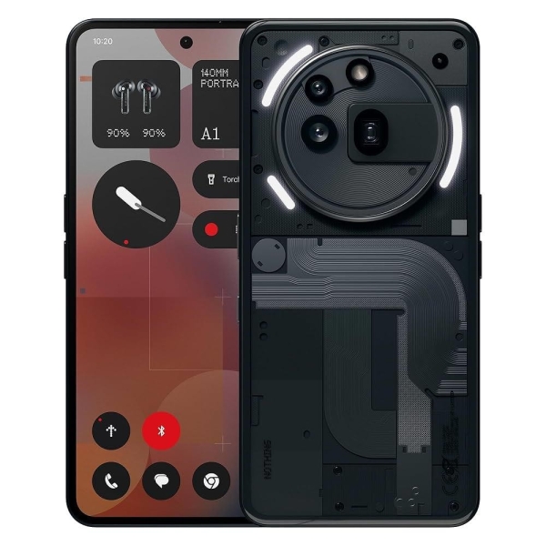Nothing Phone 3a Pro 256GB 12GB Android entsperrt SIM 5G schwarz Handy Smartphone