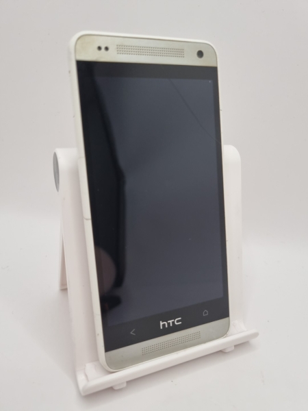 HTC One mini silber 16GB 4,3″ Android Smartphone gesprungen defekt #E