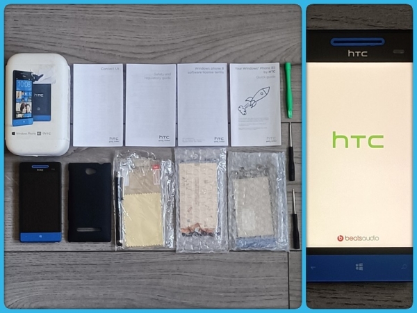 HTC 8S Windows Smartphone. In OVP mit Inhalt **ERSATZTEILE ODER REPARATUR**