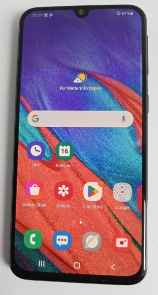 Samsung Galaxy A40 SM-A405FN/DS 64GB Dual SIM Schwarz Smartphone Android