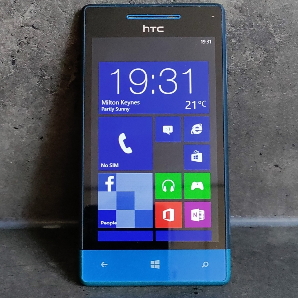 HTC 8s PM59100 3G 4GB O2 Netzwerk blau Android Smartphone