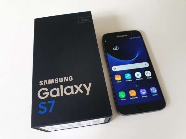 SAMSUNG GALAXY S7 black onyx 5,1″ 32GB Android Smartphone Handy mit OVP SM-G930F