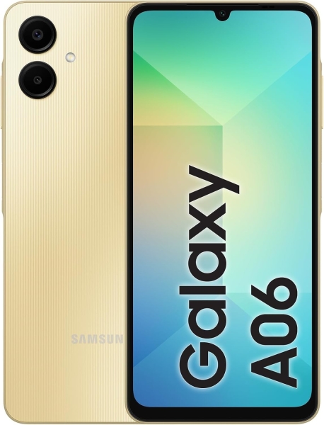 NEU/OVP: Samsung Galaxy A06 Smartphone 128GB 6GB RAM gold, ohne Vertrag