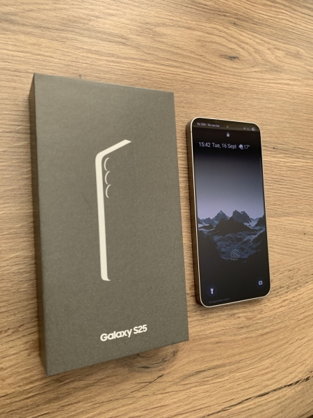 Samsung Galaxy S25 Smartphone – 256GB – Titanium Silver – entsperrt